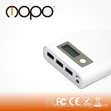 LCD portable battery charger, multiple USB output battery charger